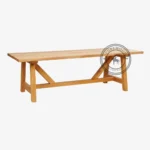 Henry Outdoor Dining Table Oak