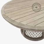 Isaac Outdoor Dining Table Round - Thumbnail 2