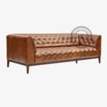 Nene Leather Chesterfield Sofa