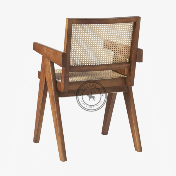 Lily Armchair with Viennese weave - Thumbnail 4