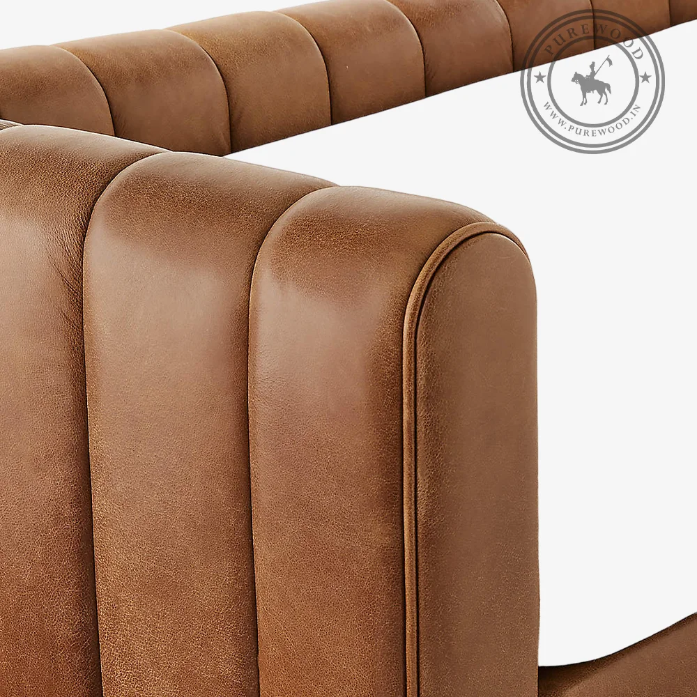 Boyne Lazar Leather Sofa - Image 2
