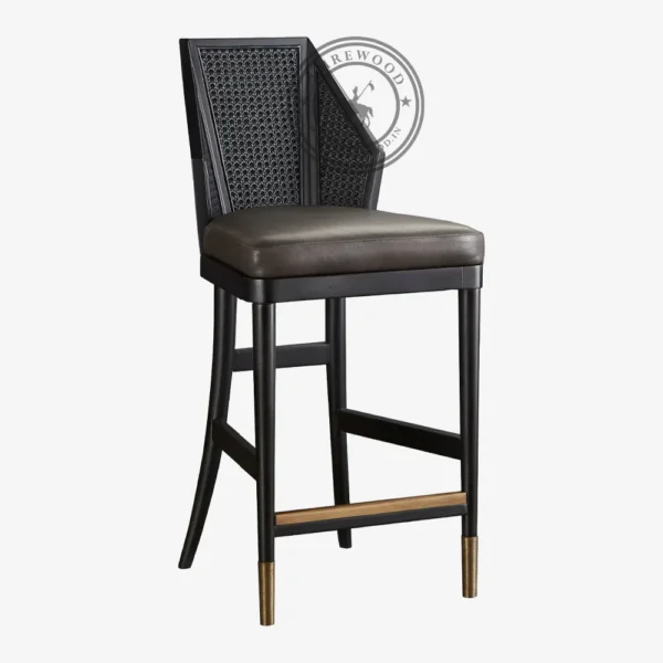 Cedarvale Cane Counter Stool - Thumbnail 1
