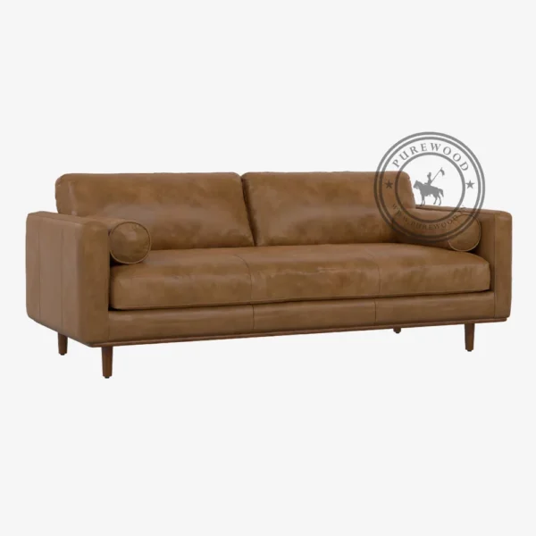 Guadiana Morrisan Leather Sofa - Thumbnail 1
