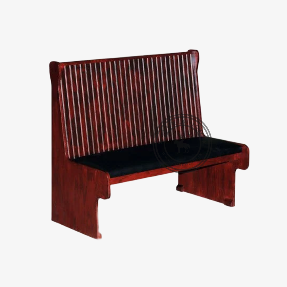 Lake Wood Bench with a Bead Board Back