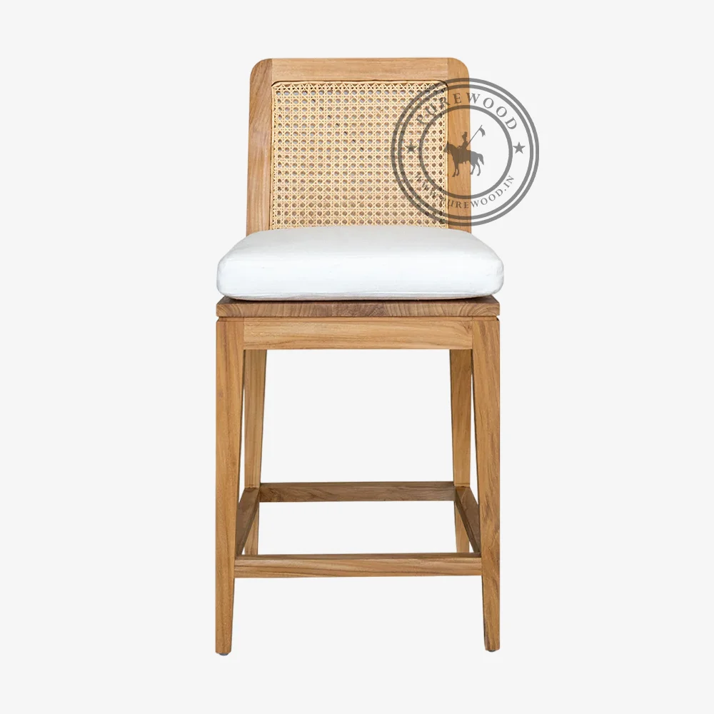 Maple Cane Counter Stool - Image 3