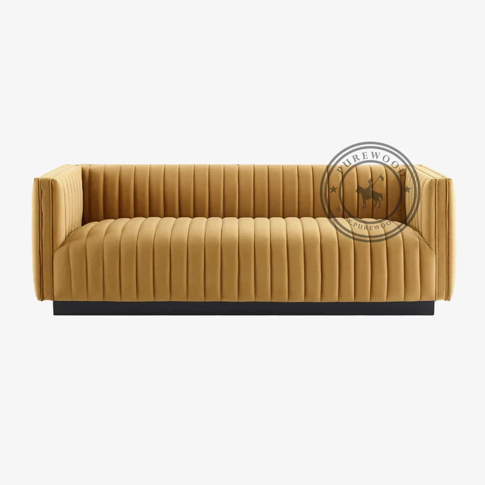 Nevers Velvet Sofa - Image 2