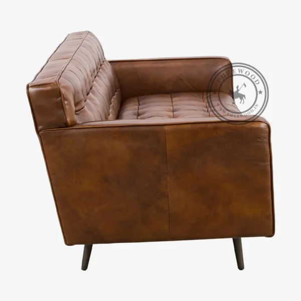 Olifants Jordan Leather Sofa - Thumbnail 3