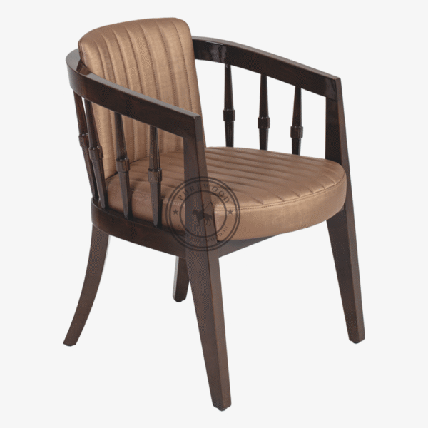 Alex Leather Arm Chair - Thumbnail 1