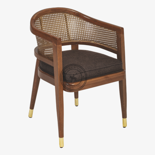 Adam Honey Cane Chair - Thumbnail 1