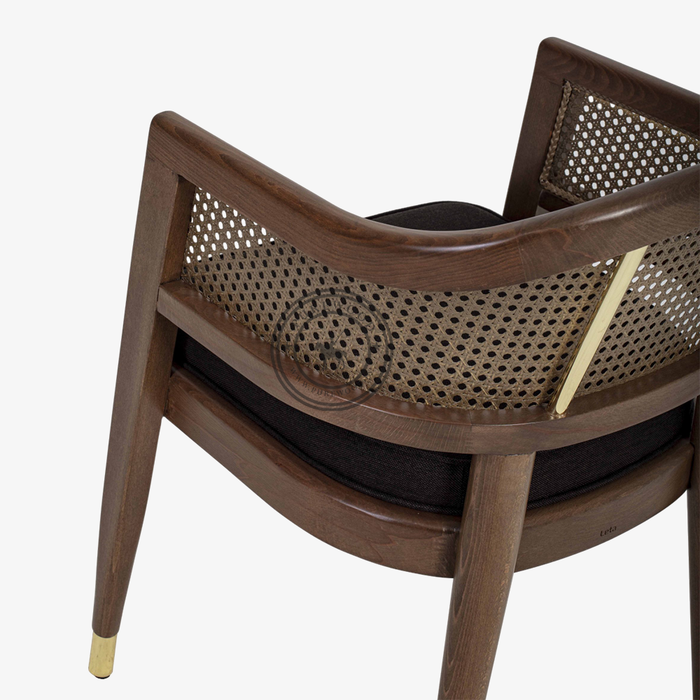 Adam Honey Cane Chair - Image 4