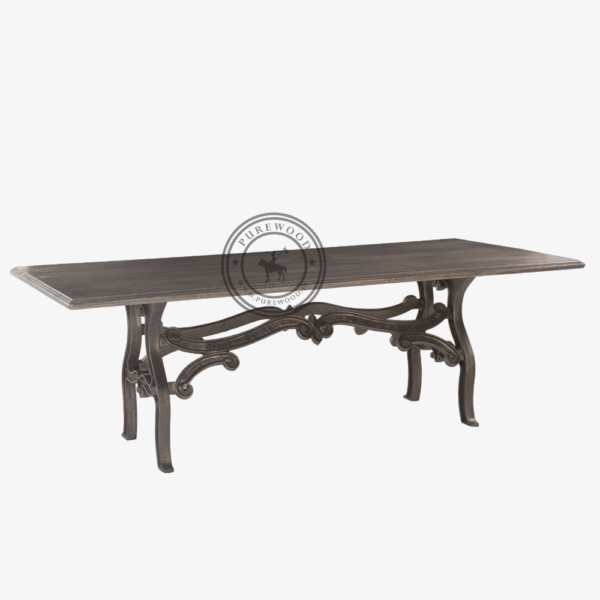 Lily Dining Table Gunmetal Grey - Thumbnail 1