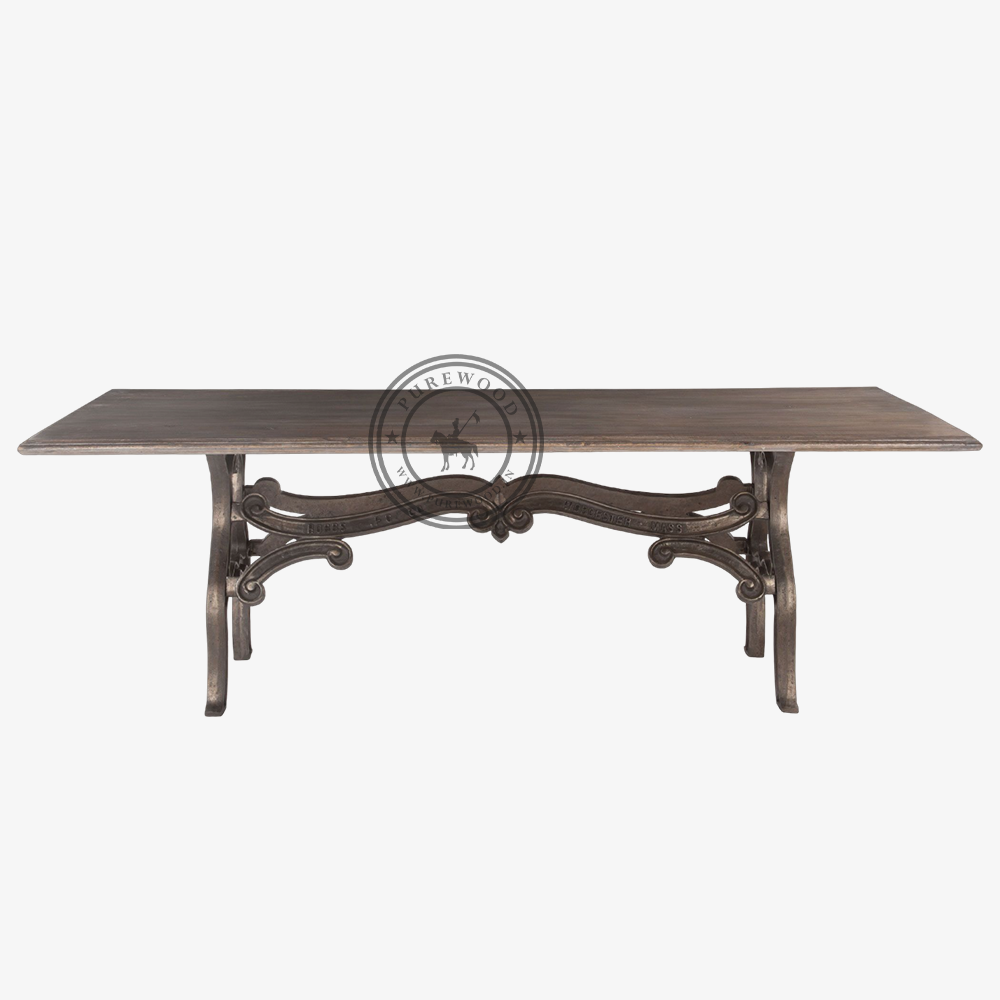 Lily Dining Table Gunmetal Grey - Image 2
