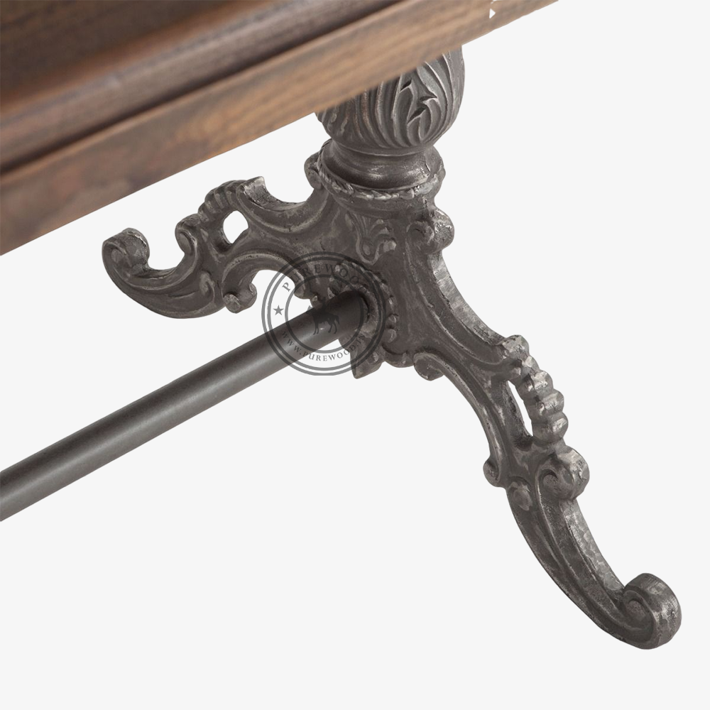 Sunflower Vintage Dining Table Weathered Teak - Image 6