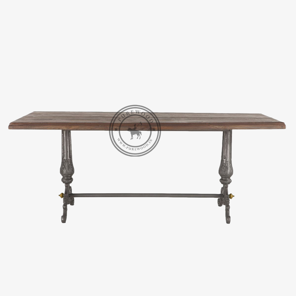 Sunflower Vintage Dining Table Weathered Teak - Image 2