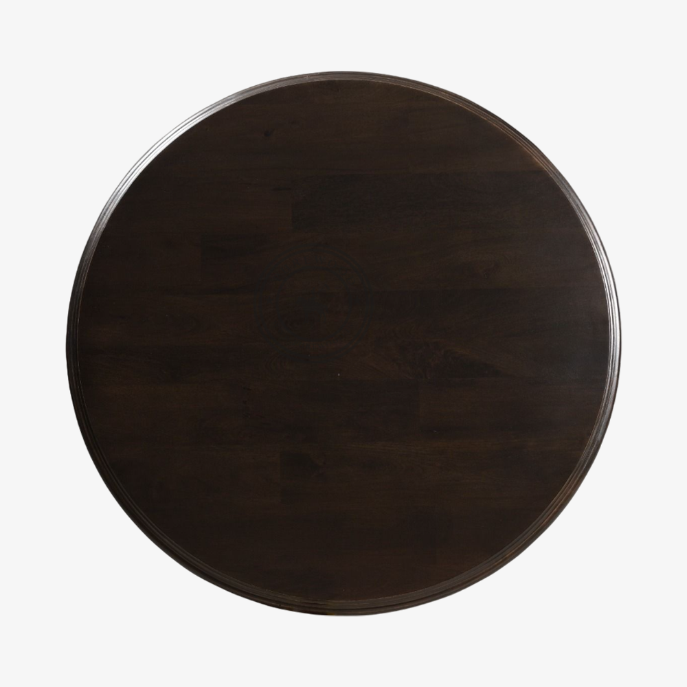 Orchid Round Dining Table Vintage Brown - Image 2