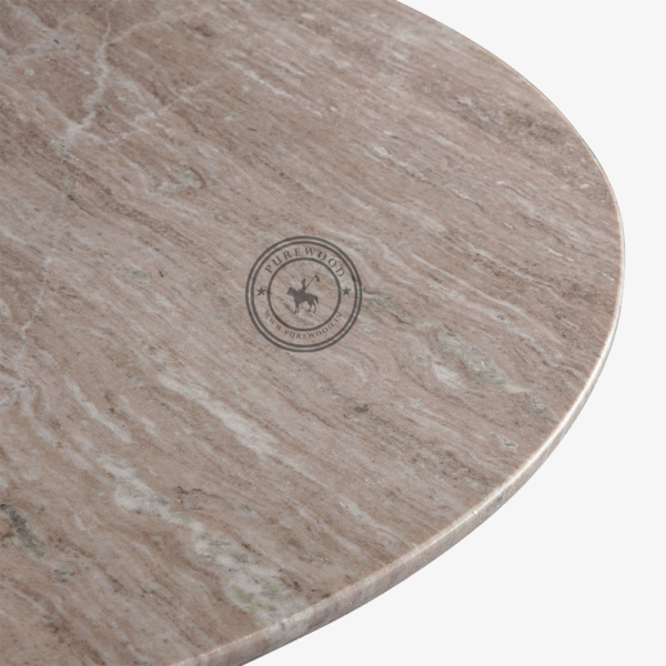 Lavender Marble Round Dining Table - Thumbnail 2