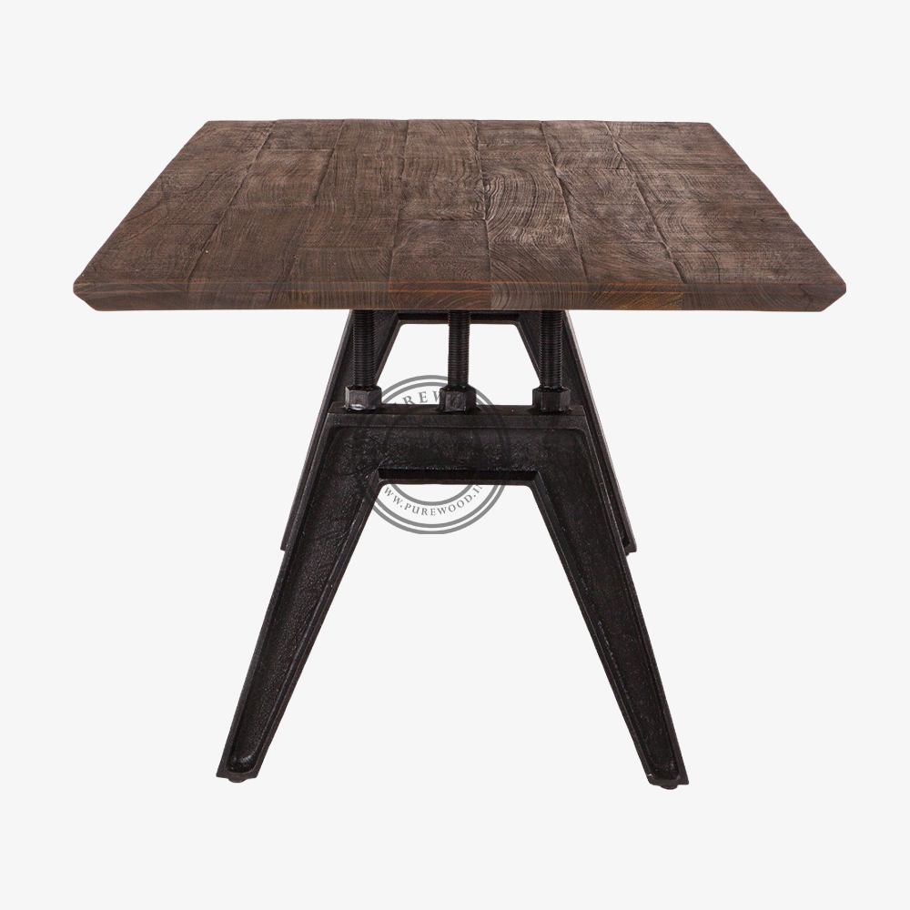 Barnes Dining Table Bandsaw Teak - Image 4