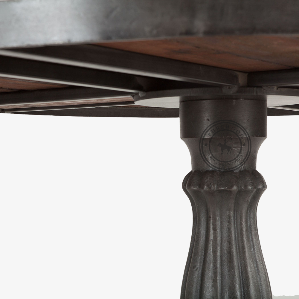 Daisy Wood Round Dining Table Natural - Image 2