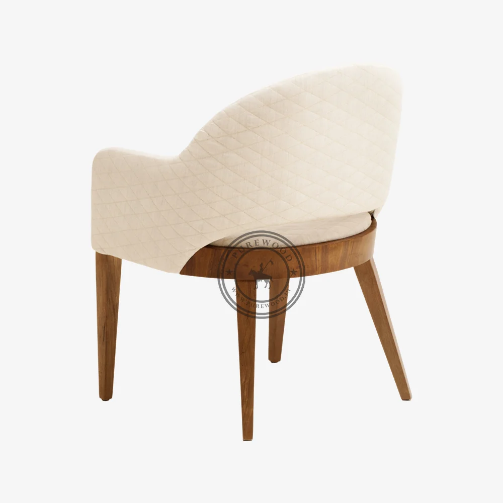 Sunflower Upholstered Fabric Chair - Image 3