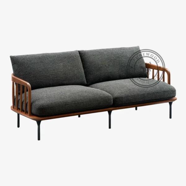 Troyes Fabric  Sofa - Thumbnail 1