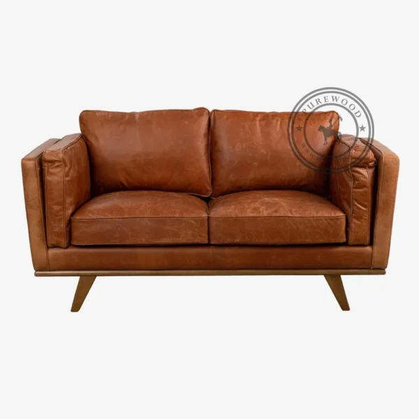 Tyne Vintage Leather Sofa - Thumbnail 3