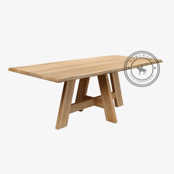 Violet Wooden Table - Thumbnail 2