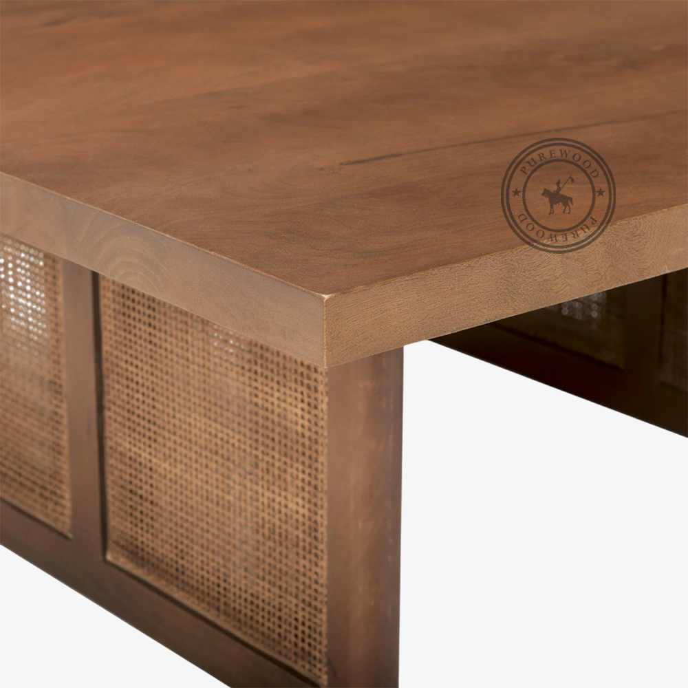 Flora Snow cane coffee table - Image 3