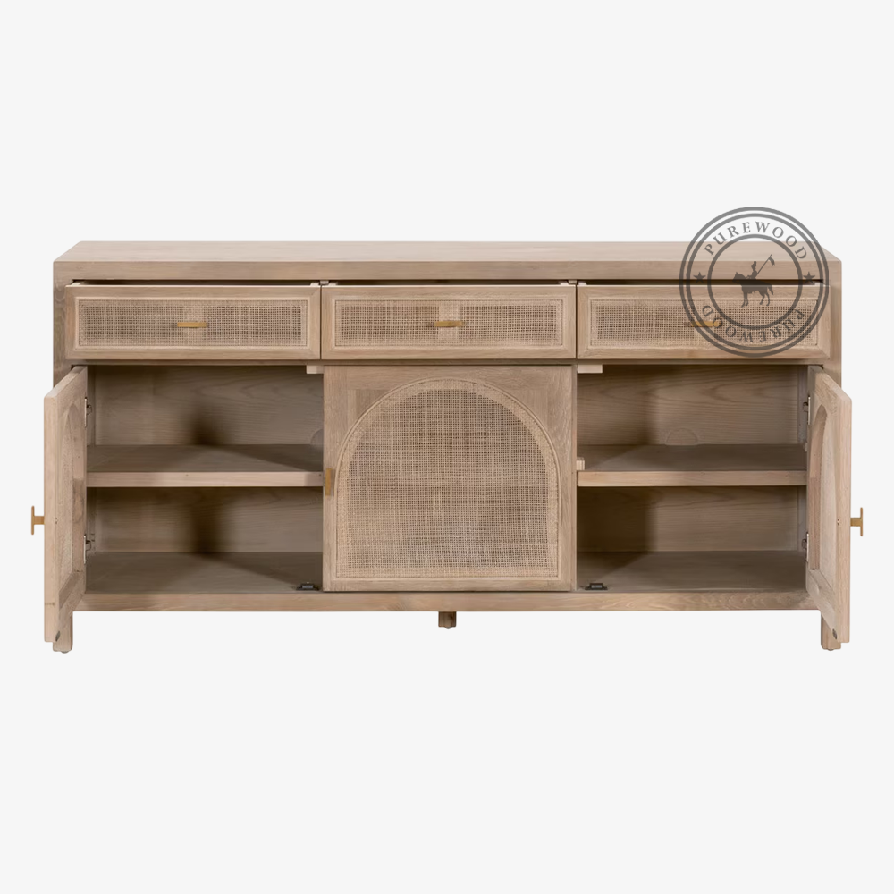 Madison Cane Sideboard - Image 3