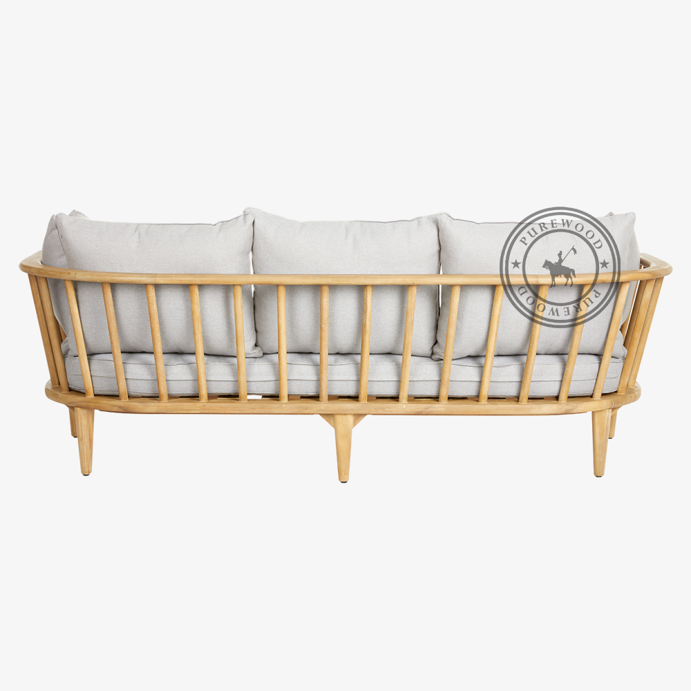 Zeal wooden outdoor sofa - Image 2