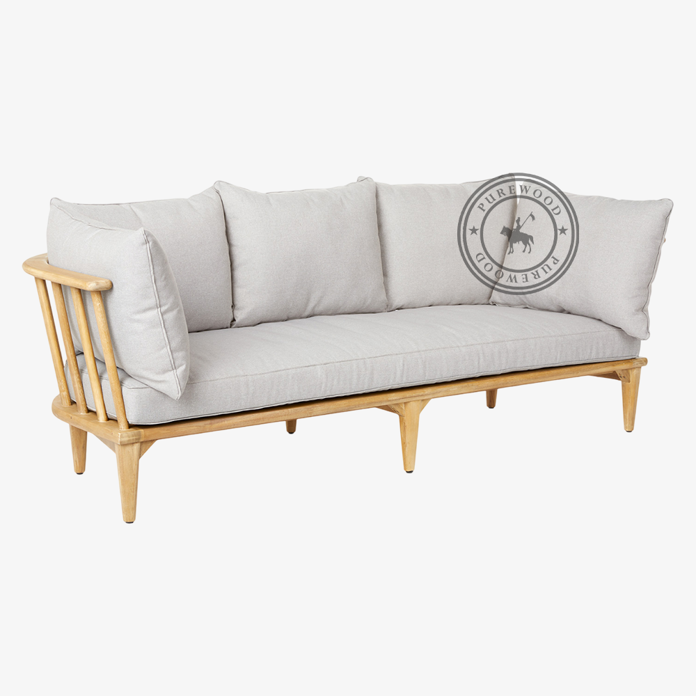 Zeal wooden outdoor sofa