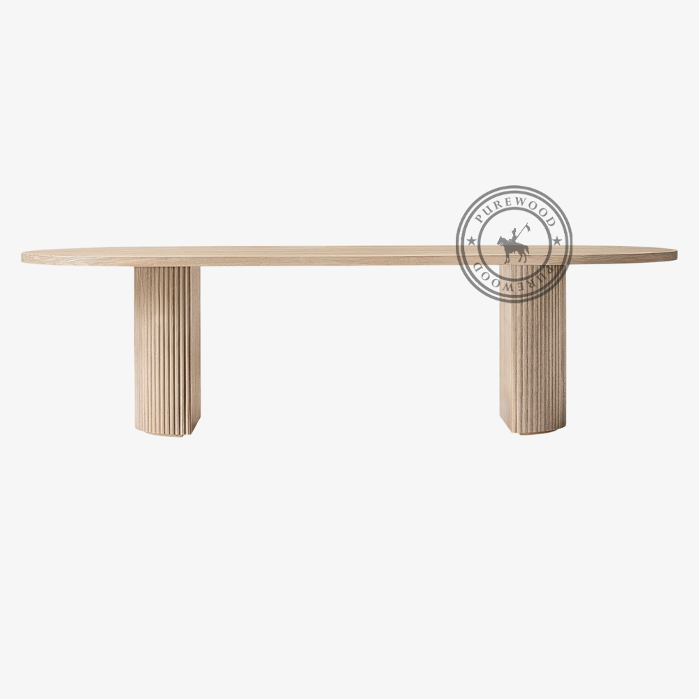 Lavender Lume oval dining table - Image 4