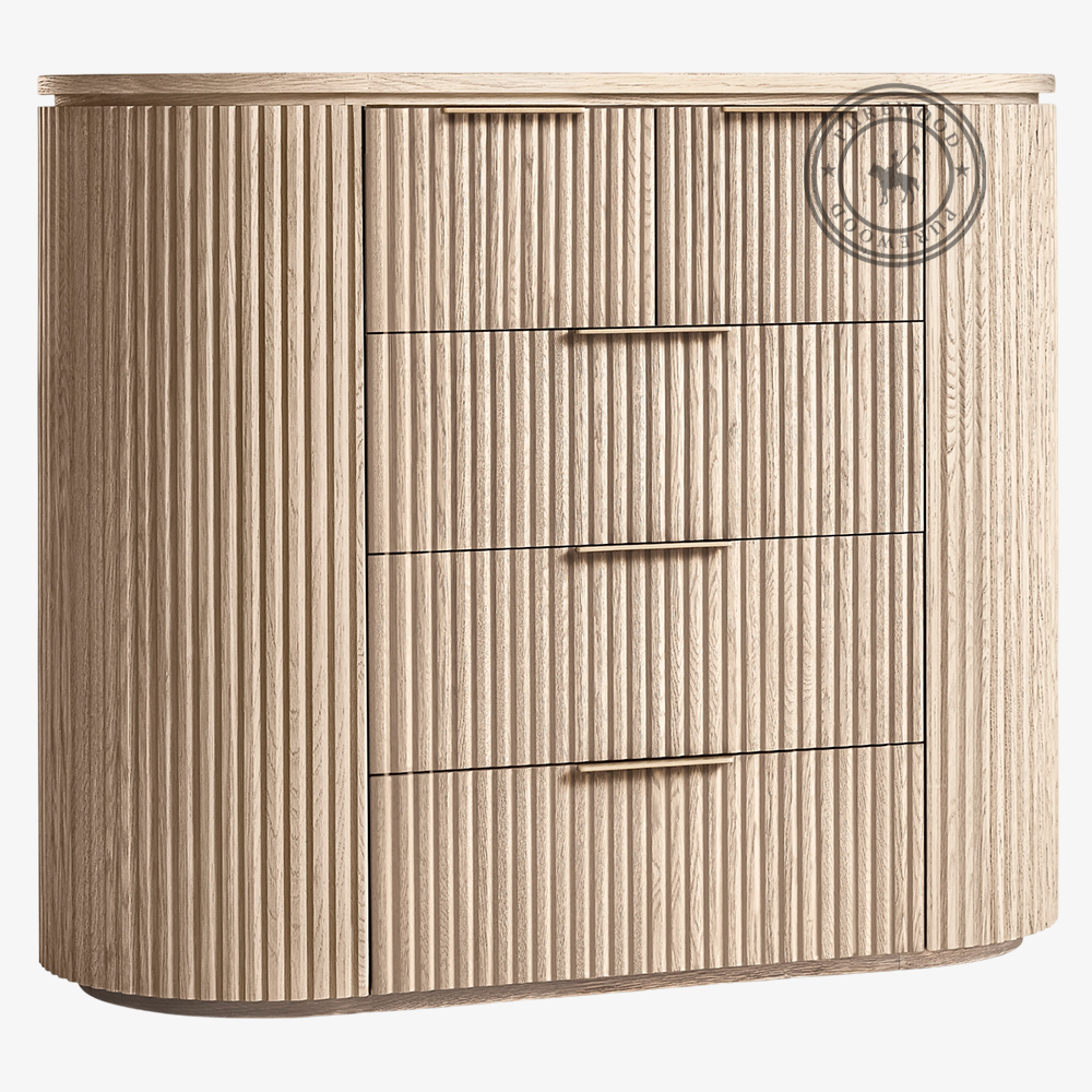 Orchid wooden dresser